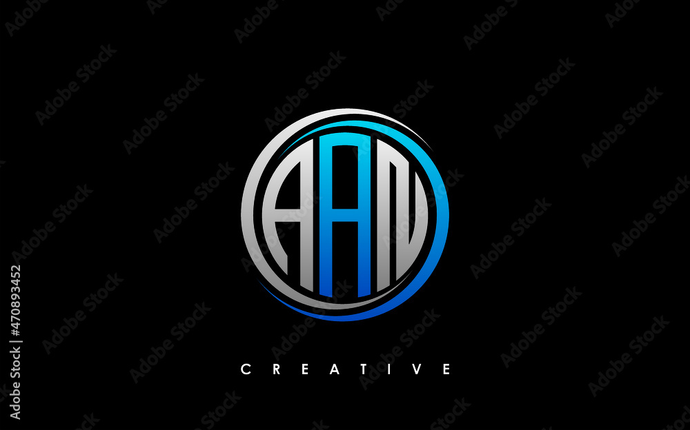 AAN Letter Initial Logo Design Template Vector Illustration AAN Letter Initial Logo Design Template Vector Illustration
