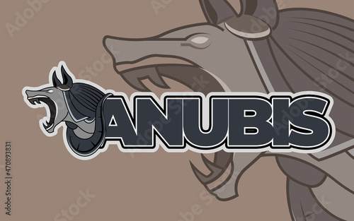Anubis Mascot Logo Sport Art