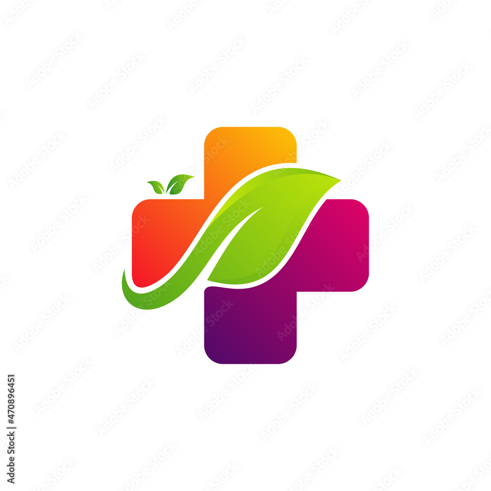 Nature Health logo design vector template. Farm logo concept Stock ...