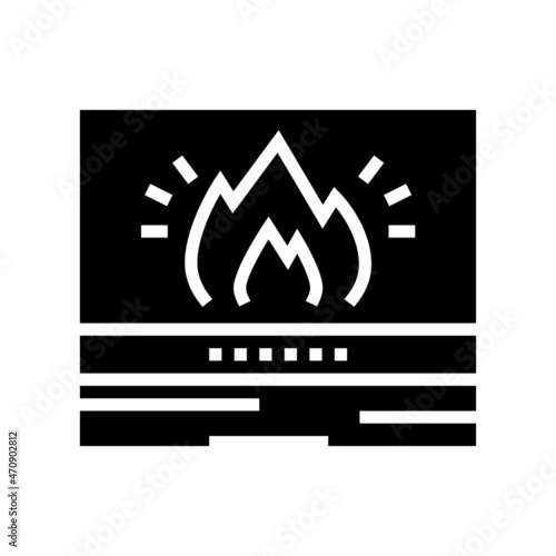 warmth skin glyph icon vector. warmth skin sign. isolated contour symbol black illustration
