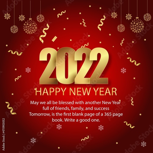 Happy new year design 2022