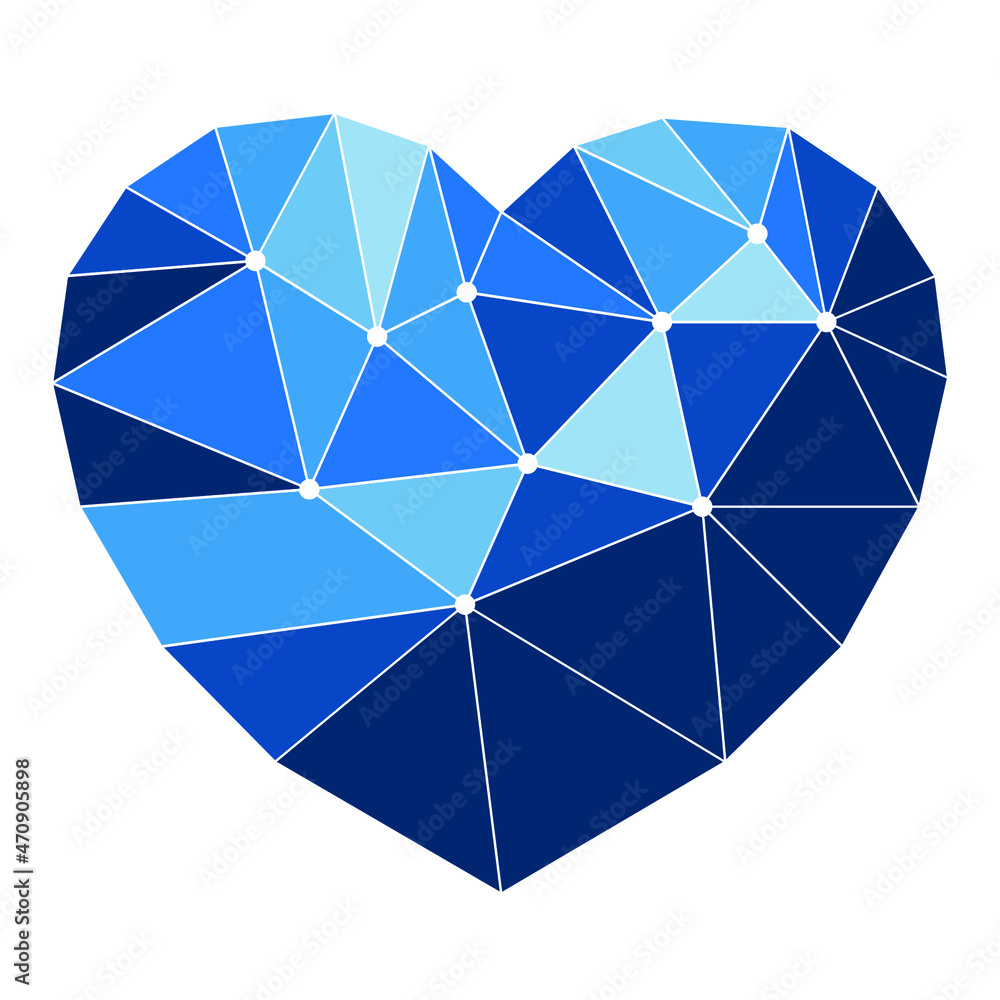 Human hands holding polygonal heart. Love, peace and donation concept. Charity event. Vector illustration for non-profit organisation Human hands holding polygonal heart. Love, peace and donation concept. Charity event. Vector illustration for non-profit organisation