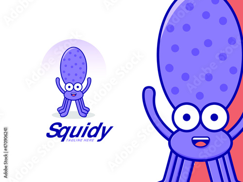 squidy mascot photo