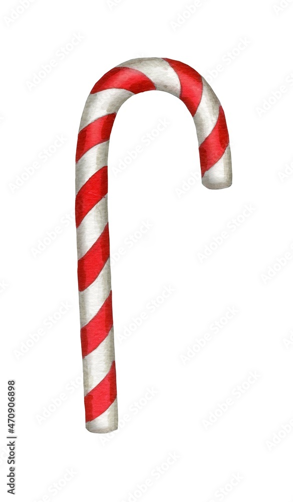 Christmas candy cane. Christmas candy cane.