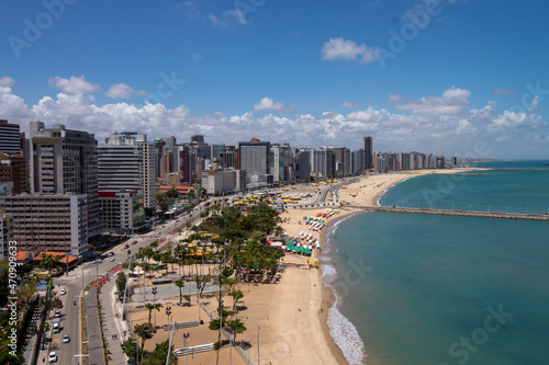 Visão panoramica da avenida Beira Mar