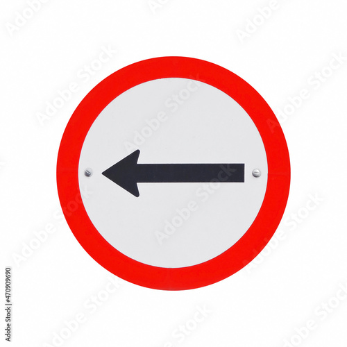 Left way traffic sign Free Download Left way traffic sign - GFXLoad