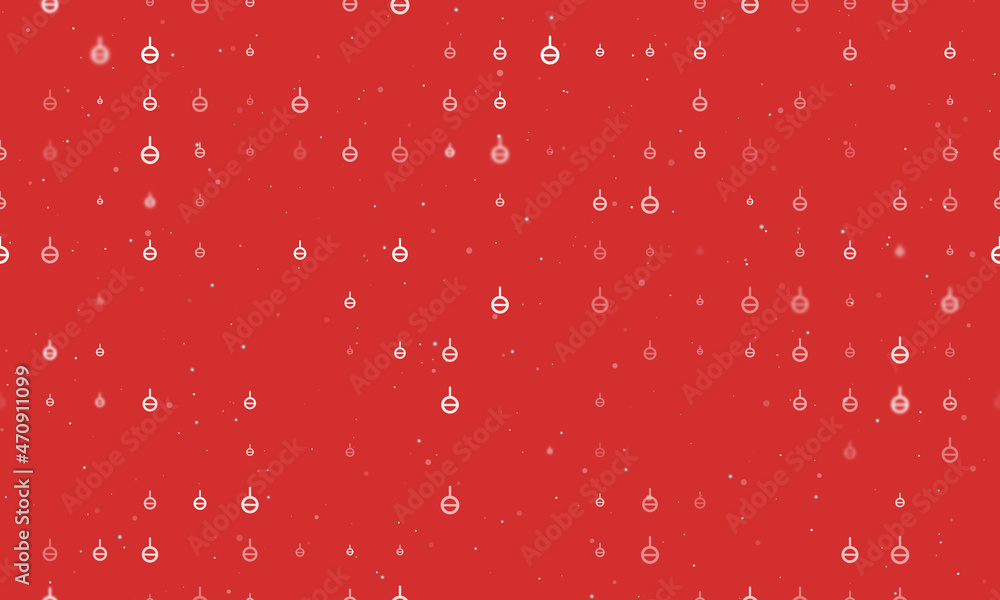 Seamless background pattern of evenly spaced white agender symbols of different sizes and opacity. Vector illustration on red background with stars Seamless background pattern of evenly spaced white agender symbols of different sizes and opacity. Vector illustration on red background with stars