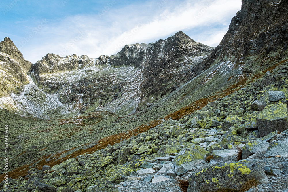 Obraz premium High Tatras mountains scenery, Slovakia