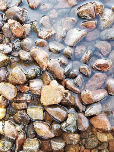 Fototapeta Naklejka Na Ścianę i Meble -  Stones & Water Closeup