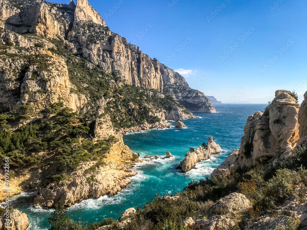 Calanques, creeks of marseille