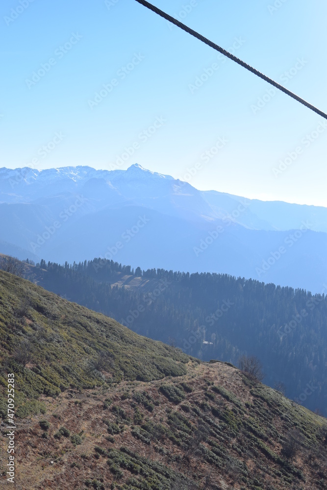 Obraz premium Mountains & Sky