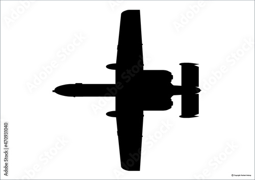 A-10 Thunderbolt II Warthog attack aircraft