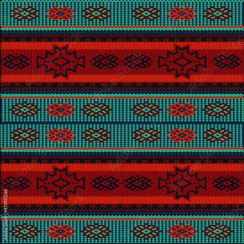  Ornament  is made in bright, juicy, perfectly matching colors. Ornament, mosaic, ethnic, folk pattern.