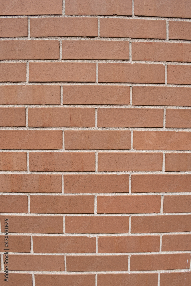 Obraz premium Brick background and texture at daylight, front view.