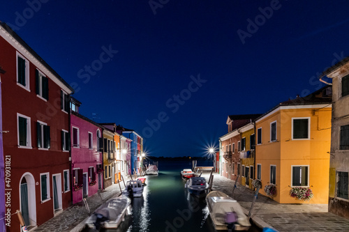 Night in Burano. Magic of Venice © Nicola Simeoni