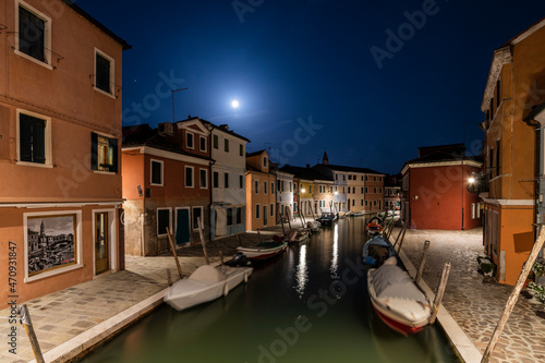 Night in Burano. Magic of Venice © Nicola Simeoni