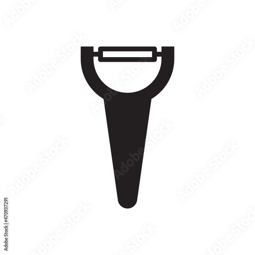 Peeler Icon - Vegetable Utensil Icon