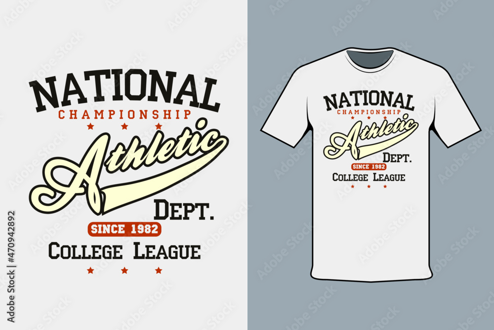 national championship athletic modern white shirt design national championship athletic modern white shirt design