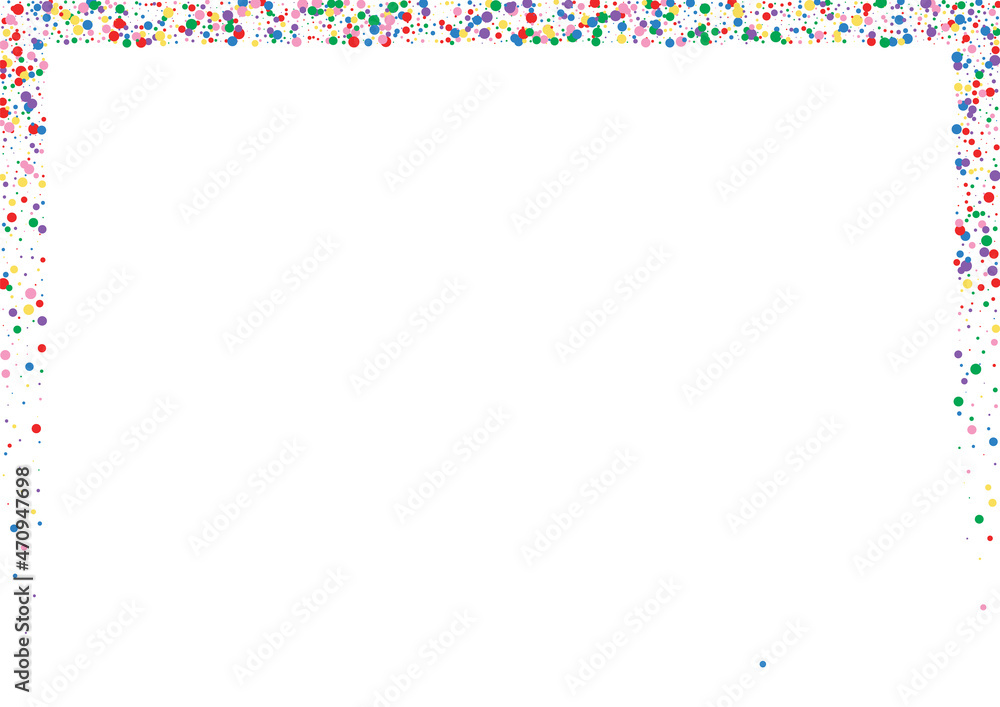 Red Confetti Circular Illustration. Circle Rainbow Background. Yellow Element Round. Multicolored Colorful Dot Texture. Red Confetti Circular Illustration. Circle Rainbow Background. Yellow Element Round. Multicolored Colorful Dot Texture.