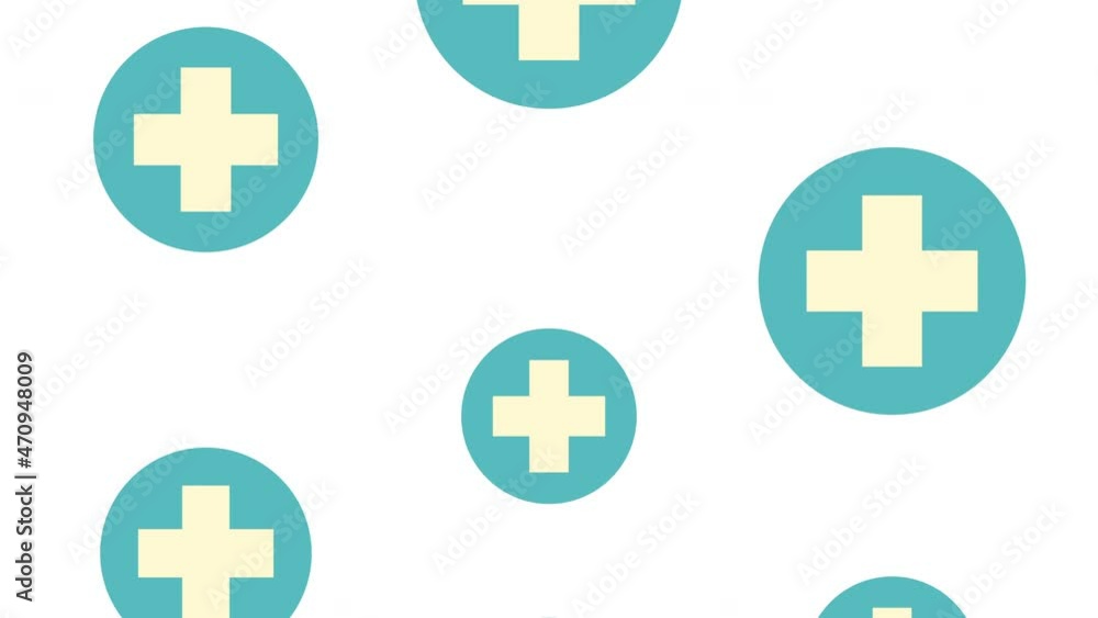 medicine crosses pattern health animation medicine crosses pattern health animation