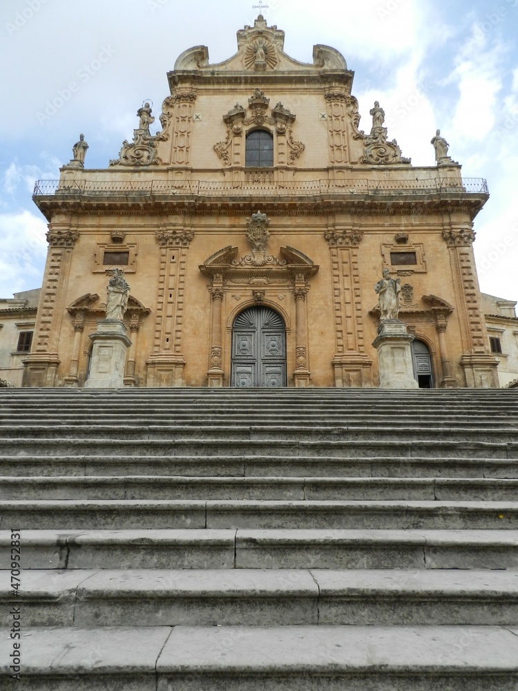 Modica, Sicily, Cathedral of San Pietro, Facade