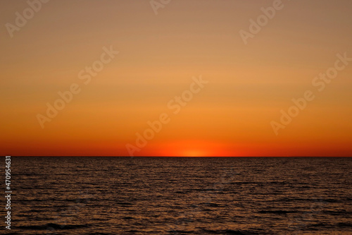 Colorful sunset at sea for a magazine, banner, advertisement or desktop © ANDREY PROFOTO
