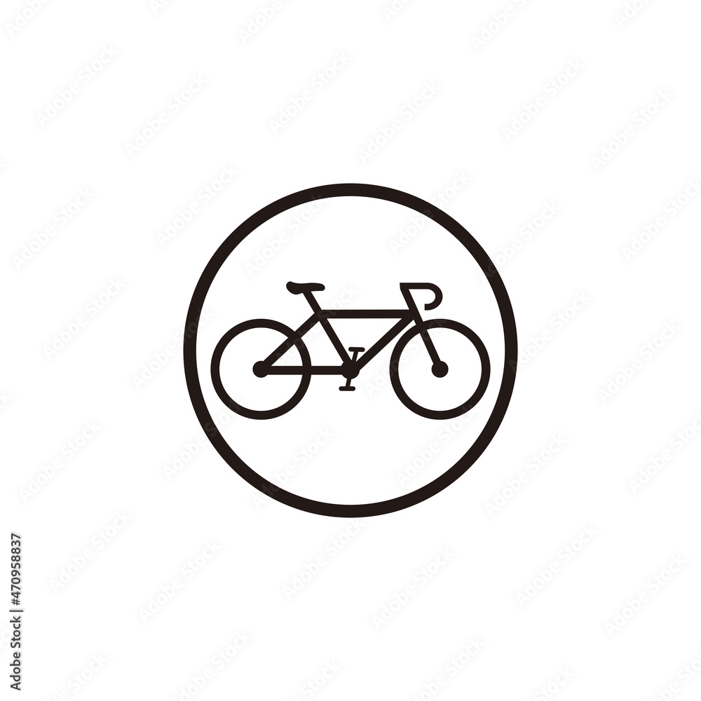Bicycle icon vector illustration symbol Bicycle icon vector illustration symbol