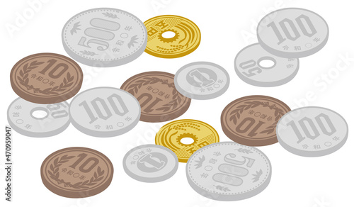 日本の硬貨（小銭）