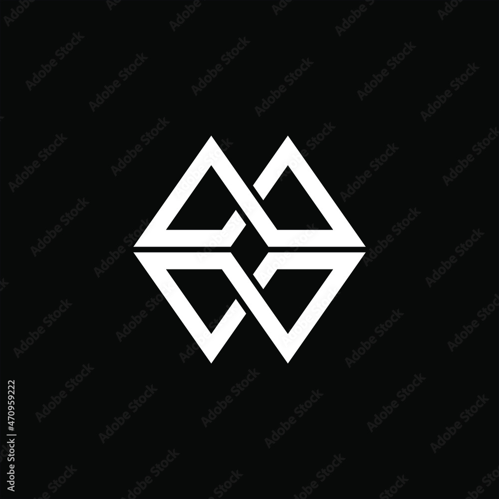 Modern MW or WM logo with simple and elegant shape, vector template EPS 10 Modern MW or WM logo with simple and elegant shape, vector template EPS 10