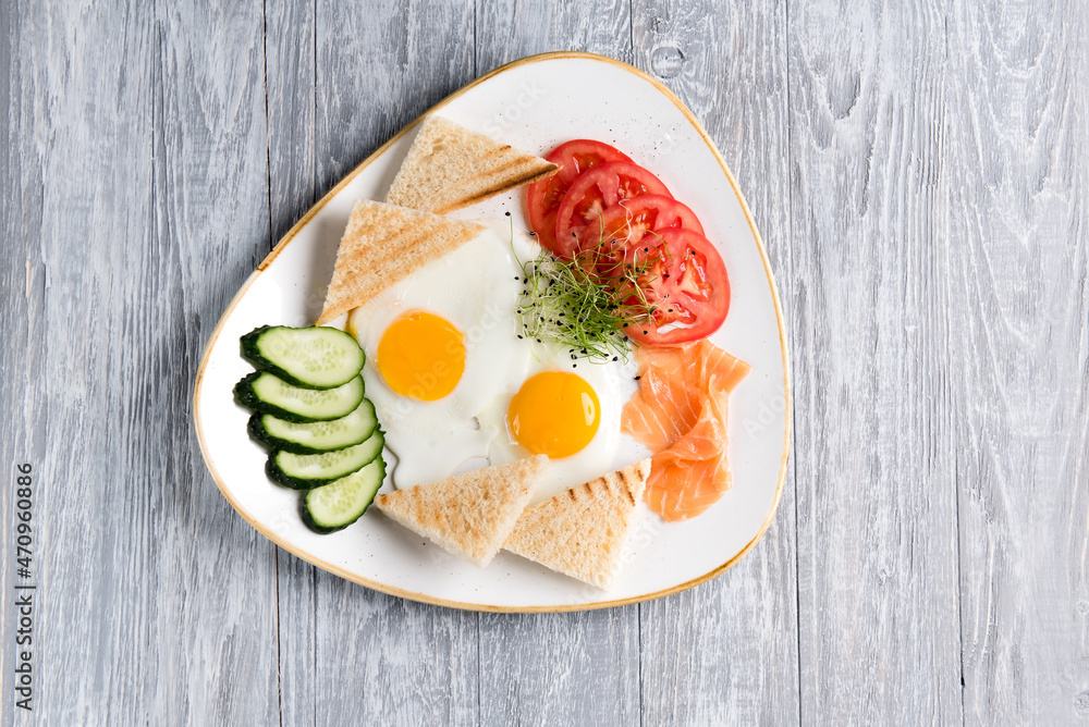 fried eggs with tomato fried eggs with tomato