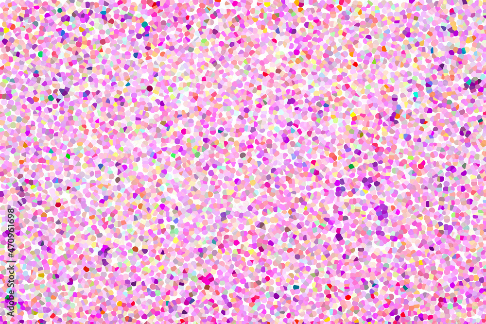 Small spotted pink and violet abstraction