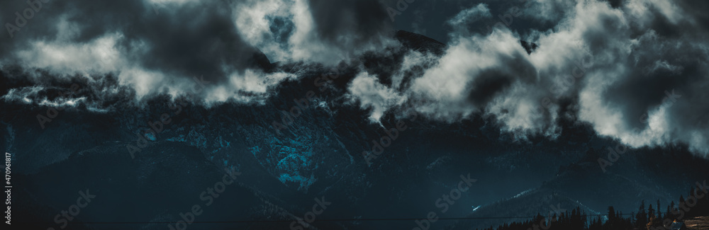 HDR Photos of Tatra Mountains in Poland, Cloudy Day. HDR Photos of Tatra Mountains in Poland, Cloudy Day.