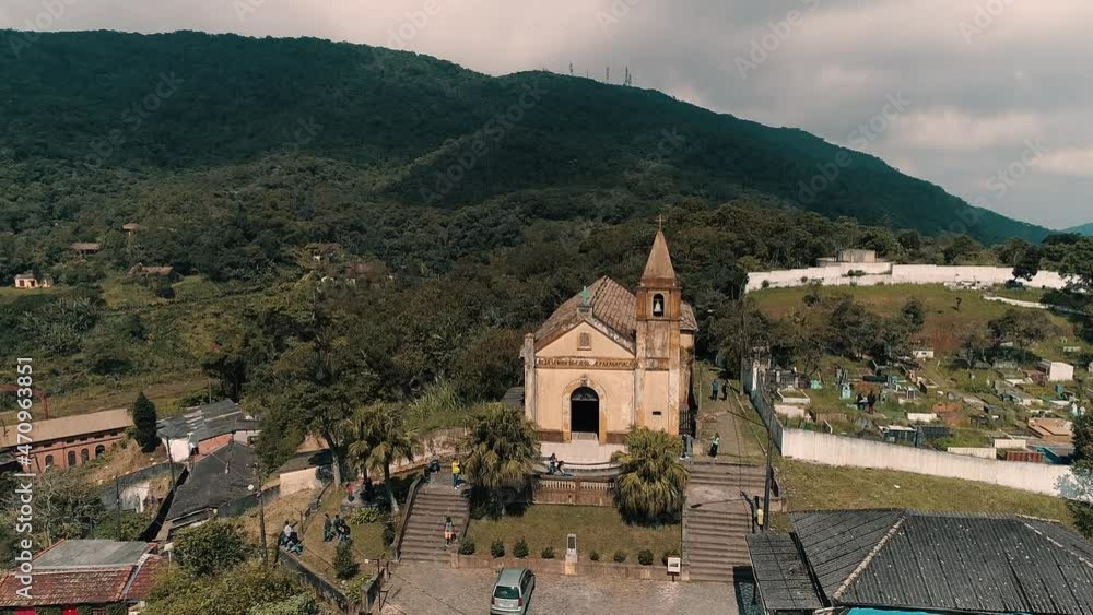 Aerial image of the church of Paranapiacaba
Aerial image of the church of Paranapiacaba