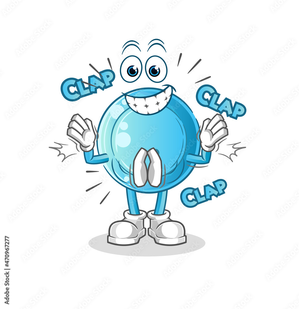 shirt button applause illustration. character vector shirt button applause illustration. character vector
