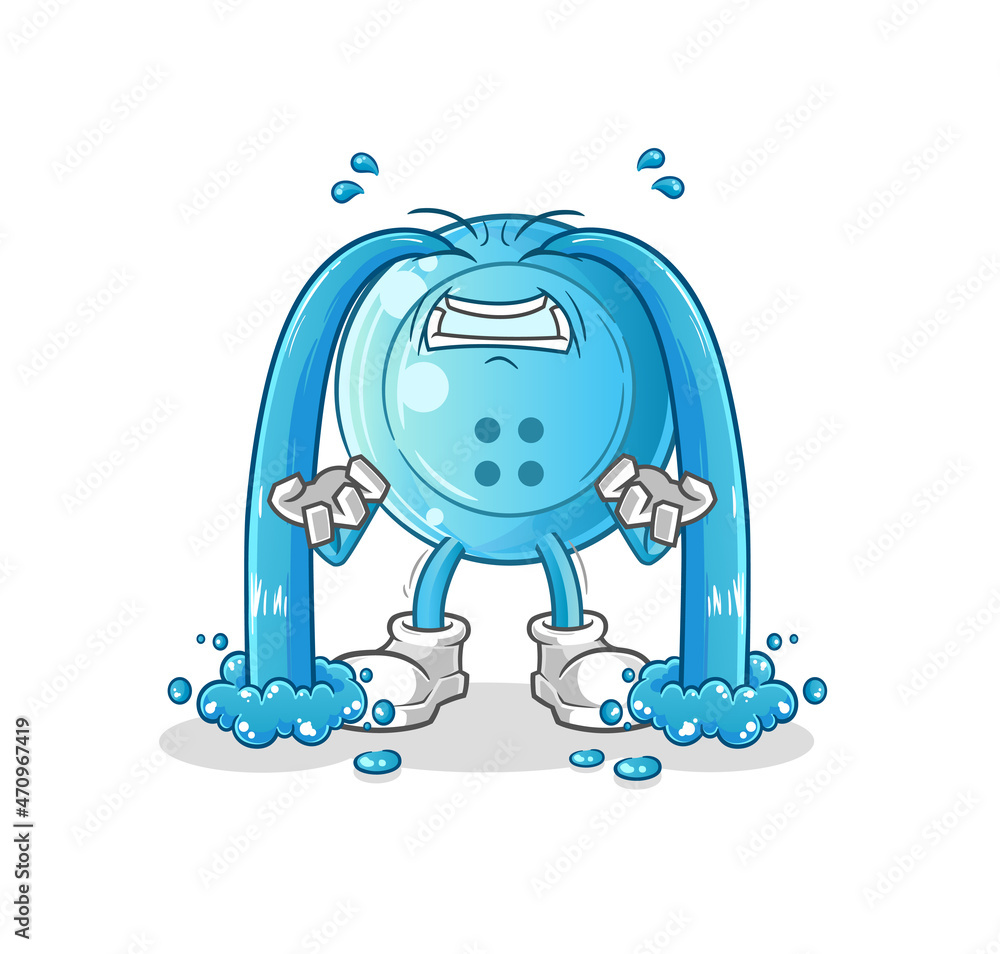 shirt button crying illustration. character vector shirt button crying illustration. character vector