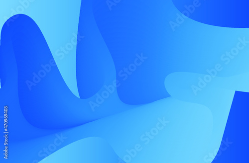 Abstract fluid blue gradient background futuristic concept