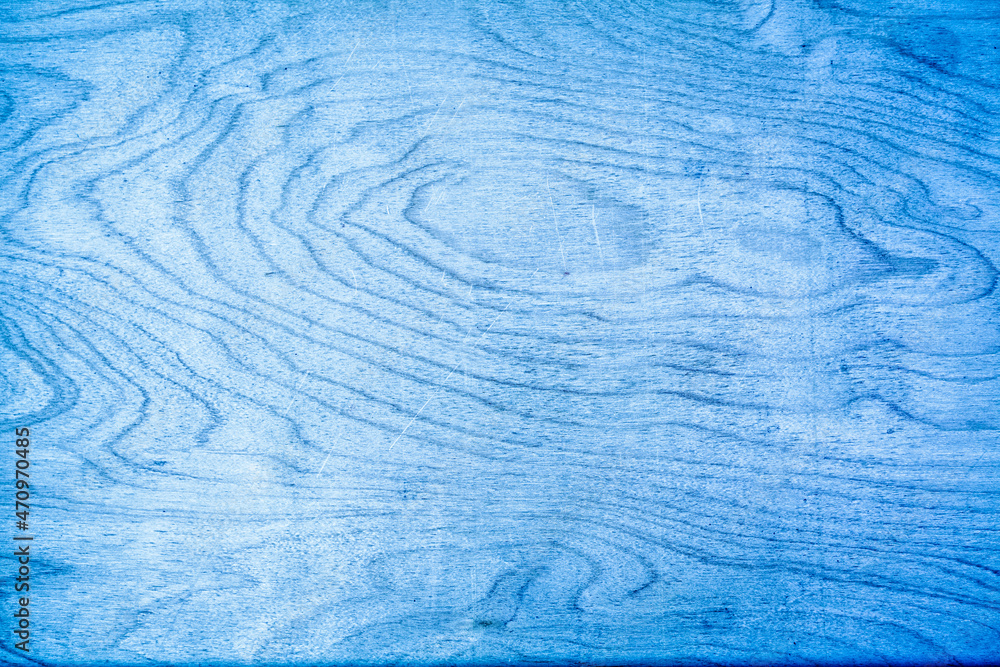 Close up of Natural light blue planks wood texture table background. Abstract surface rough pattern. Design in your work backdrop and decoration. Concept blank copy space for text