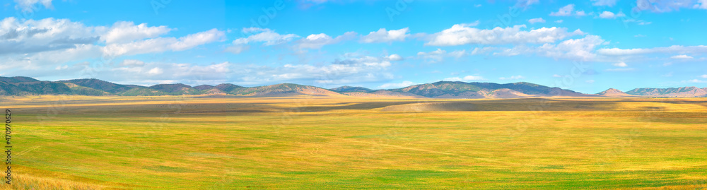 Hilly steppes of Khakassia