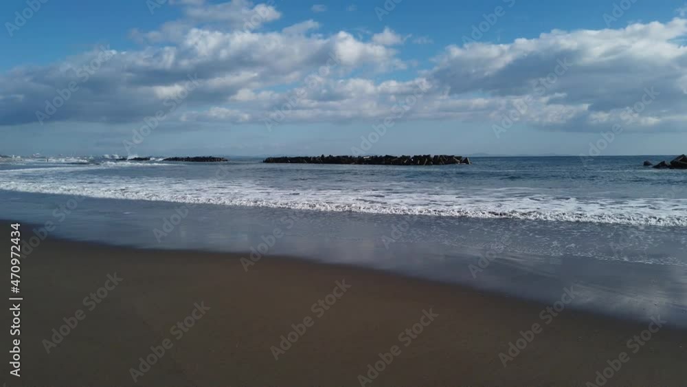 Sendai City, Miyagi Prefecture Japan. Arahama coast after the earthquake November 2021. Sendai City, Miyagi Prefecture Japan. Arahama coast after the earthquake November 2021.