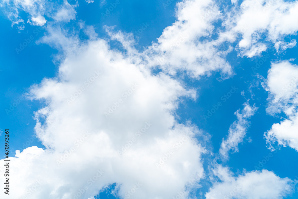 Fototapeta premium beautiful blue sky and clouds