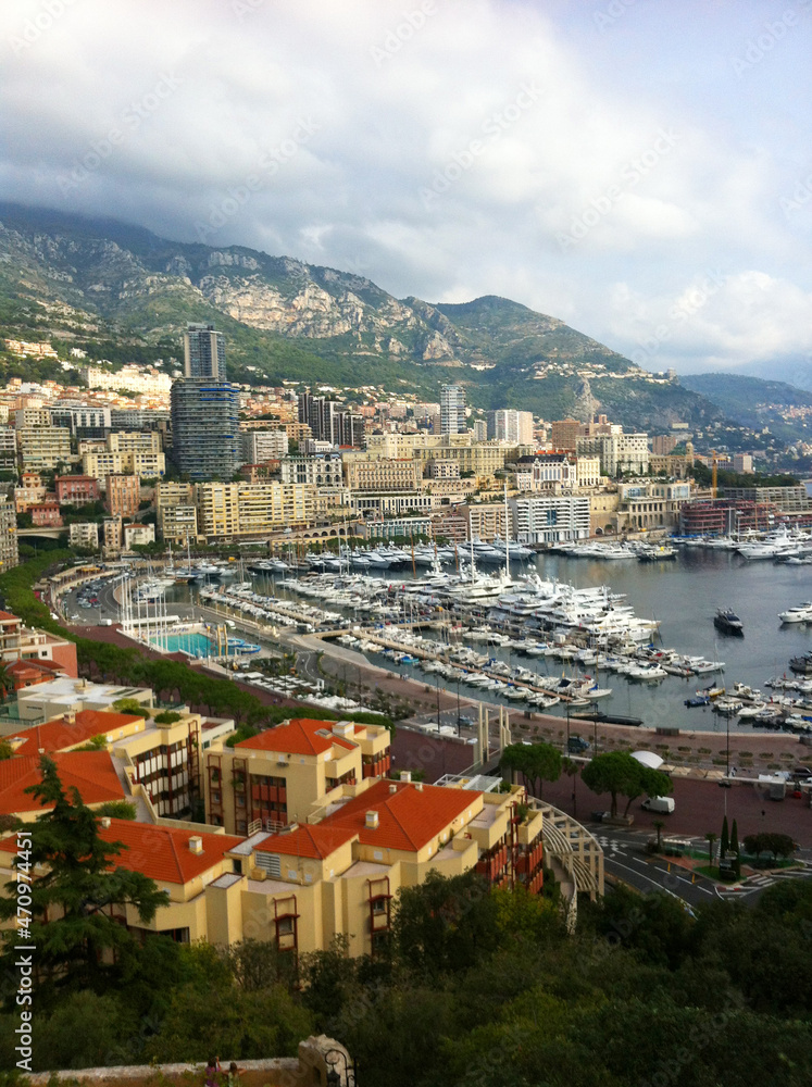 Obraz premium モナコの街並み-1