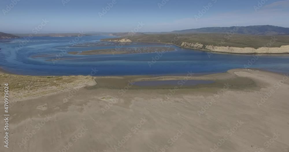 Aerial of point reyes seashore in Marin, San Francisco Aerial of point reyes seashore in Marin, San Francisco