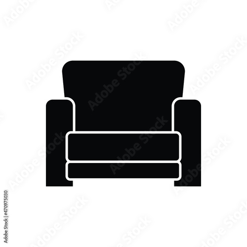 Sofa icon design isolated on white background © NUCLEUS