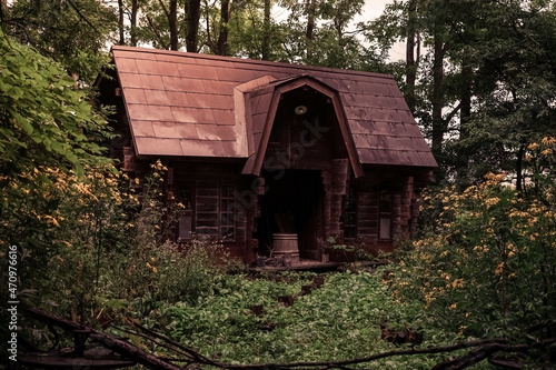 森の中の小屋 © kanzilyou