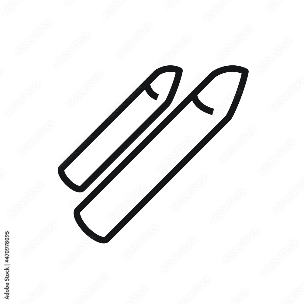Chalk icon design isolated on white background Chalk icon design isolated on white background