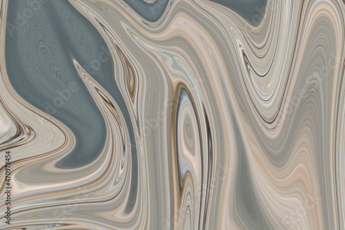 grey and soft blue  creme color neutral  satin Ink Marble colorful abstract background liquid painting texture