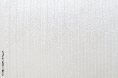 Polycarbonate plastic, Transparent material Corrugated plastic surface use for partition wall or roofing. Background and texture. photo