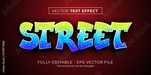 Graffiti text effect