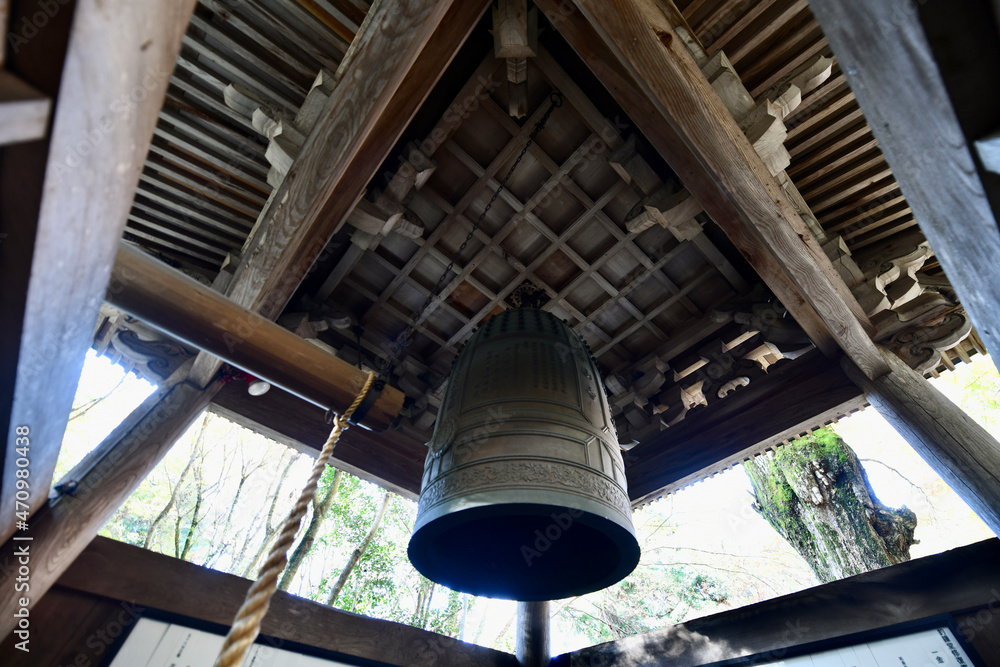 Obraz premium 日本の銀杏の寺