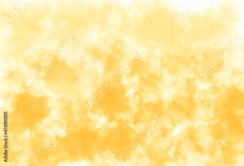 abstract yellow background with watercolor. Abstract yellow watercolor background texture